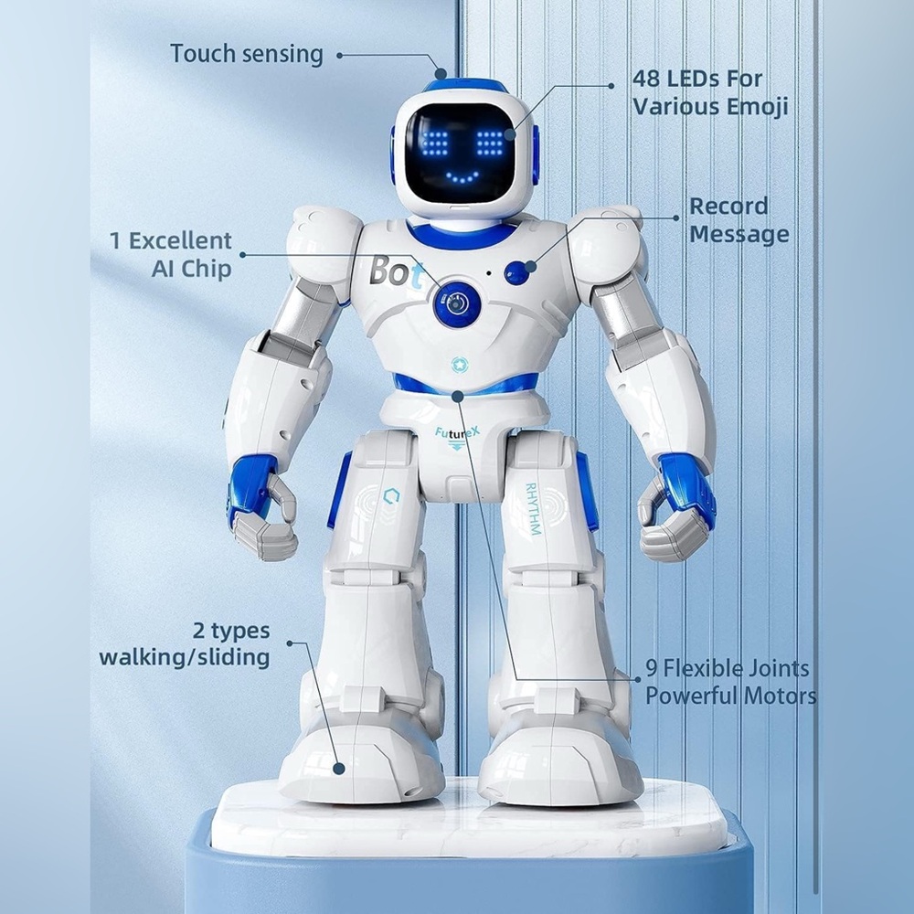 Ruko 1088 Smart Robots for Kids, Large Programmable Interactive RC Robot